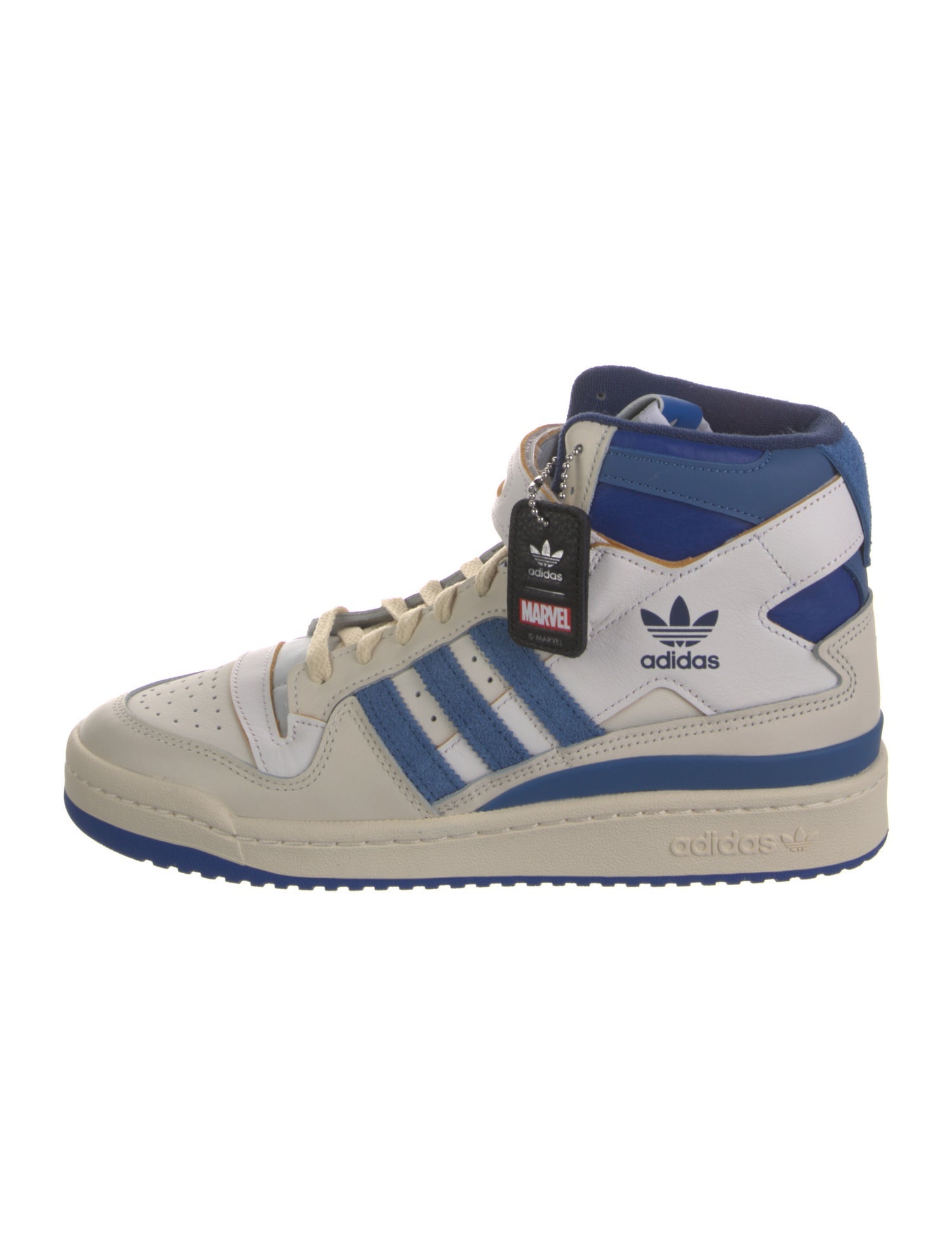 Adidas x MARVEL Leather Colorblock Pattern Sneakers