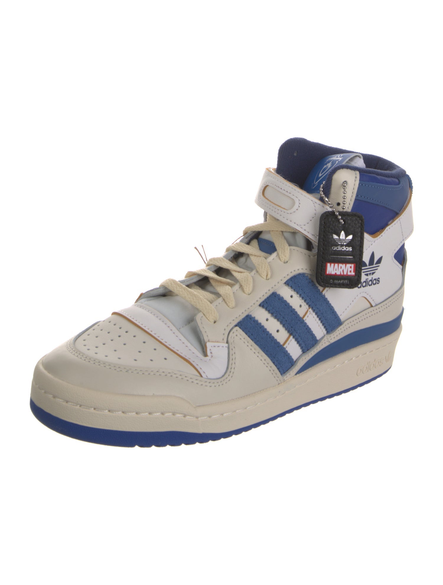 Adidas x MARVEL Leather Colorblock Pattern Sneakers