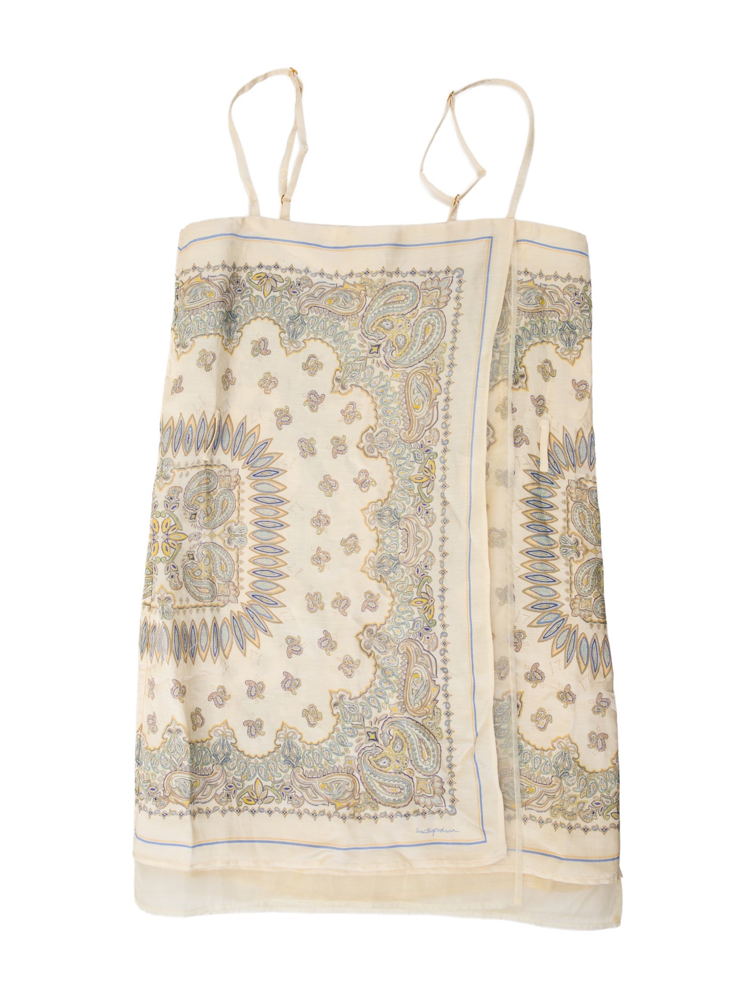 ANTIPODEAN Paisley Print Mini Dress w/ Tags