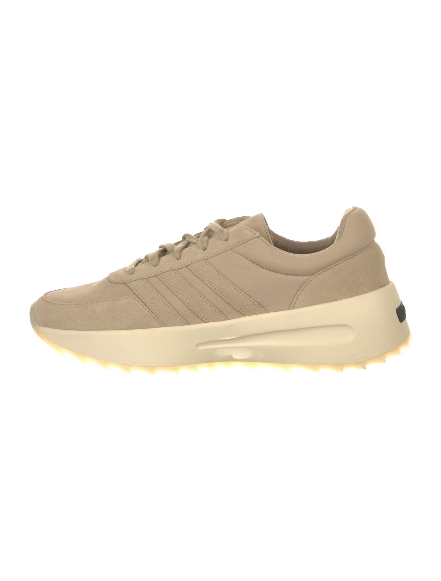 Adidas x Fear of God Suede Colorblock Pattern Sneakers