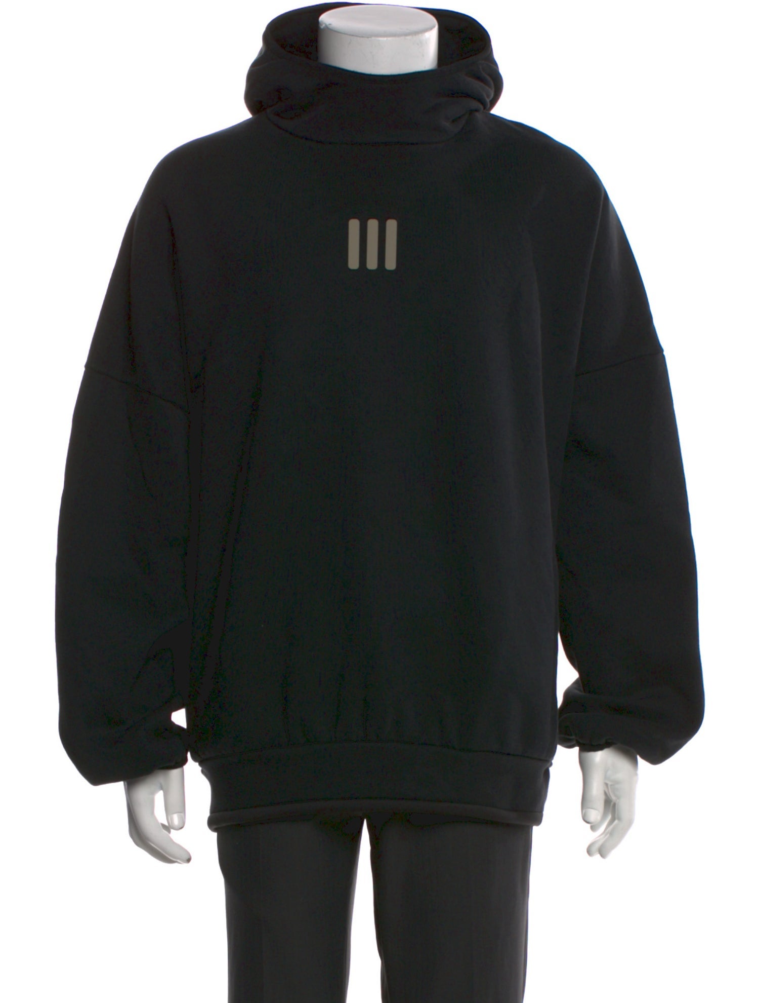 Adidas x Fear of God Graphic Print Mock Neck Hoodie