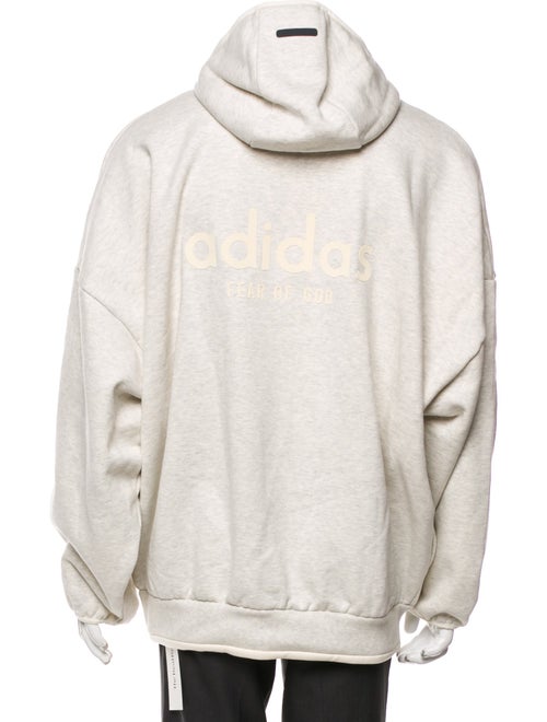 Adidas x Fear of God Graphic Print Turtleneck Hoodie