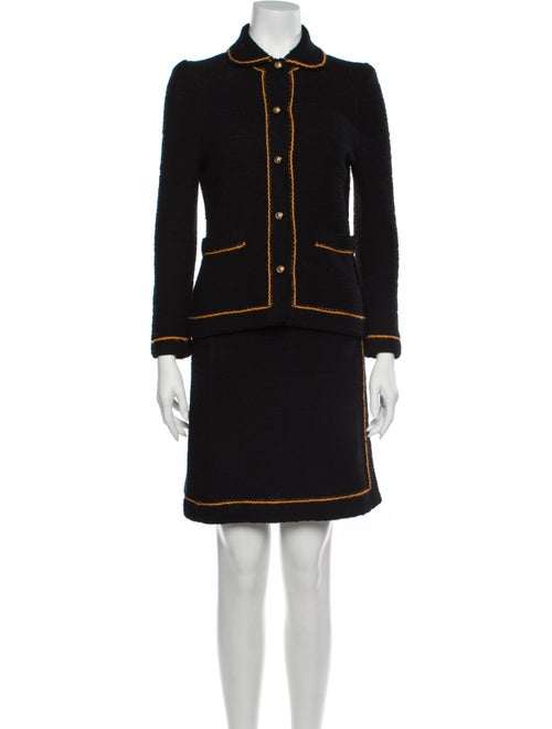 Adolfo Vintage Wool Skirt Suit Wool