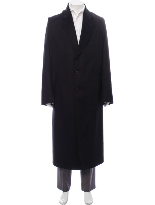 Adolfo Wool Overcoat Wool