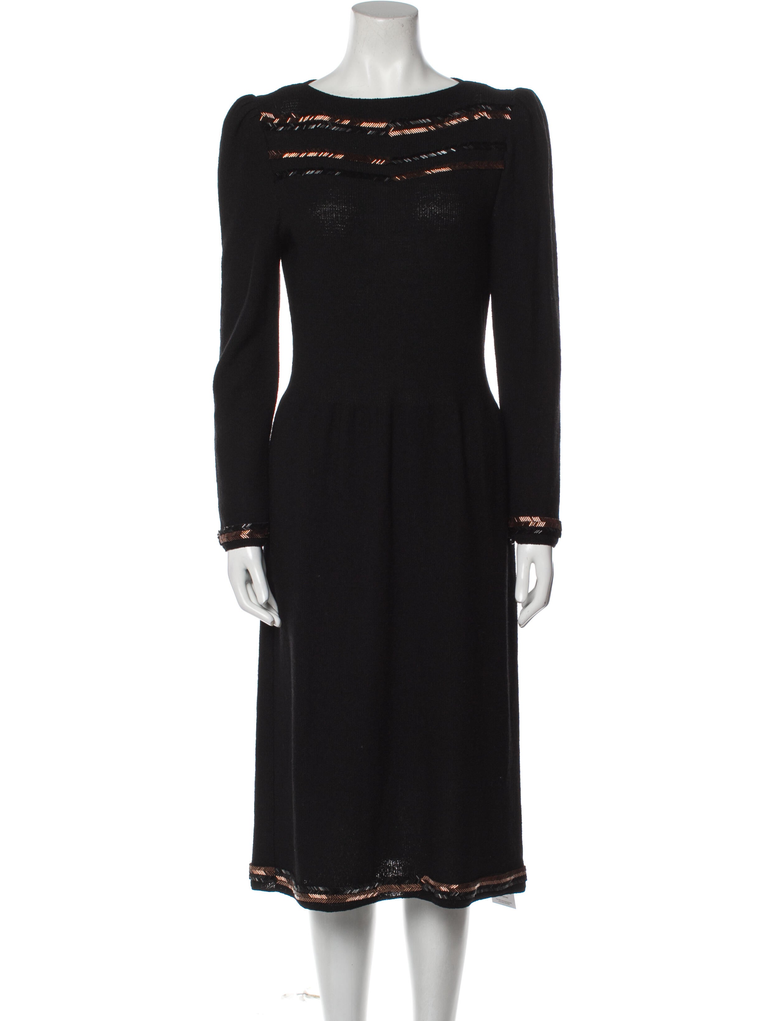 Adolfo Vintage Midi Length Dress