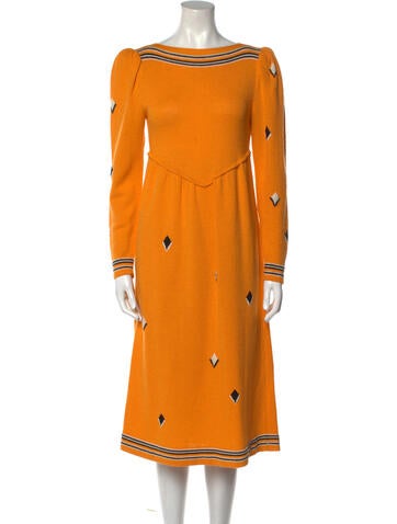 Adolfo Dresses Vintage Midi Length Dress XS