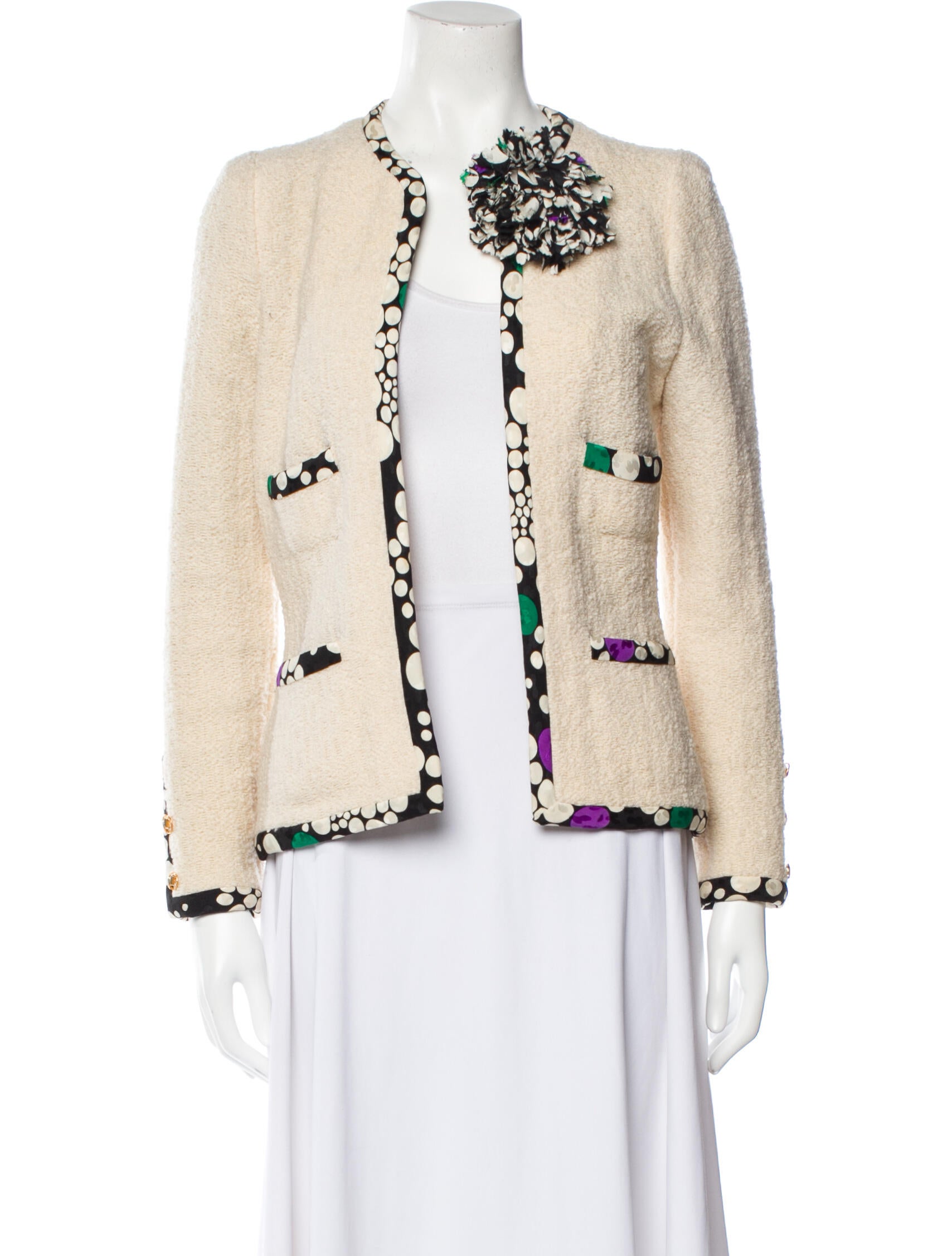 Adolfo Vintage Late 1980's - Early 1990's Evening Jacket