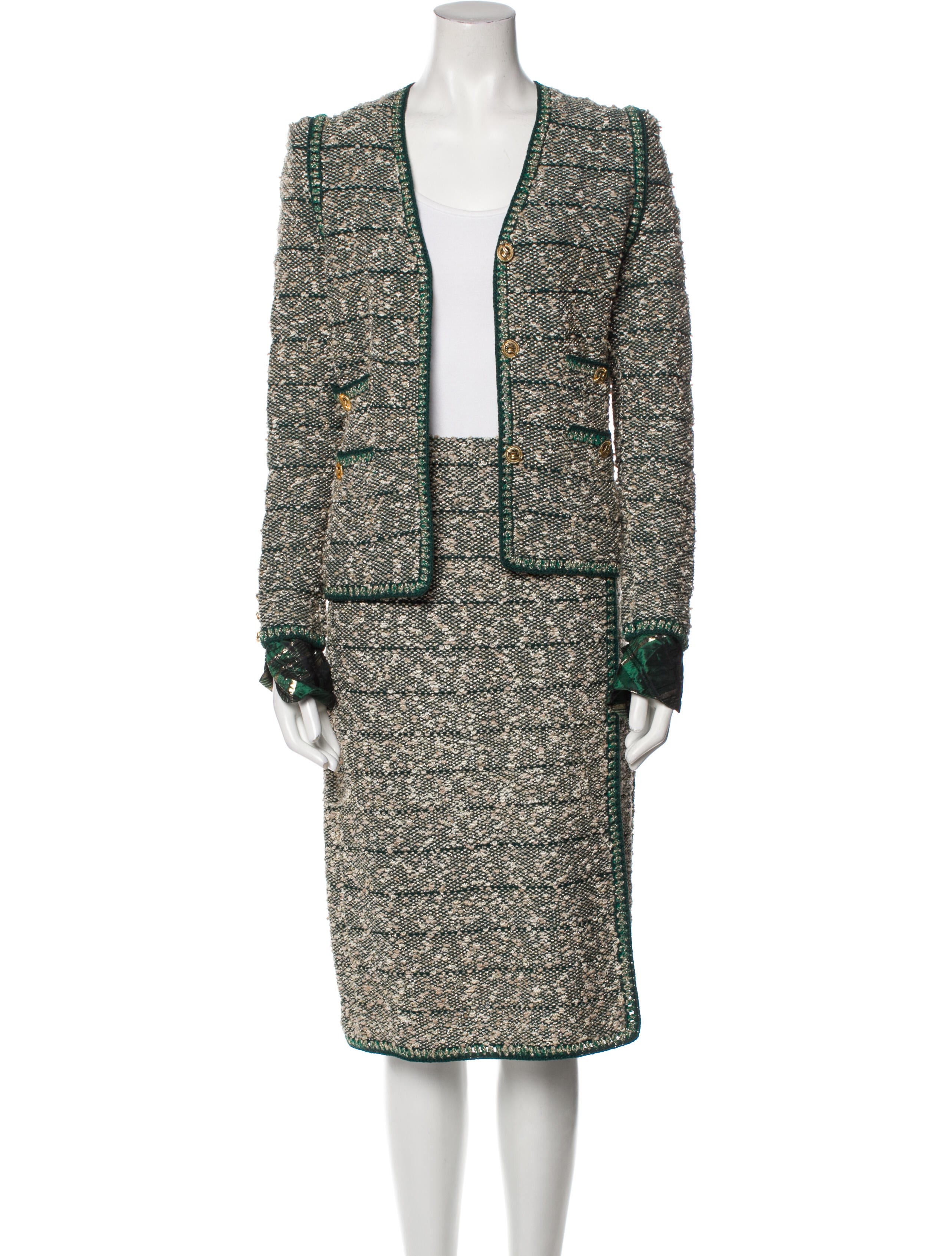 Adolfo Vintage 1980's Skirt Suit