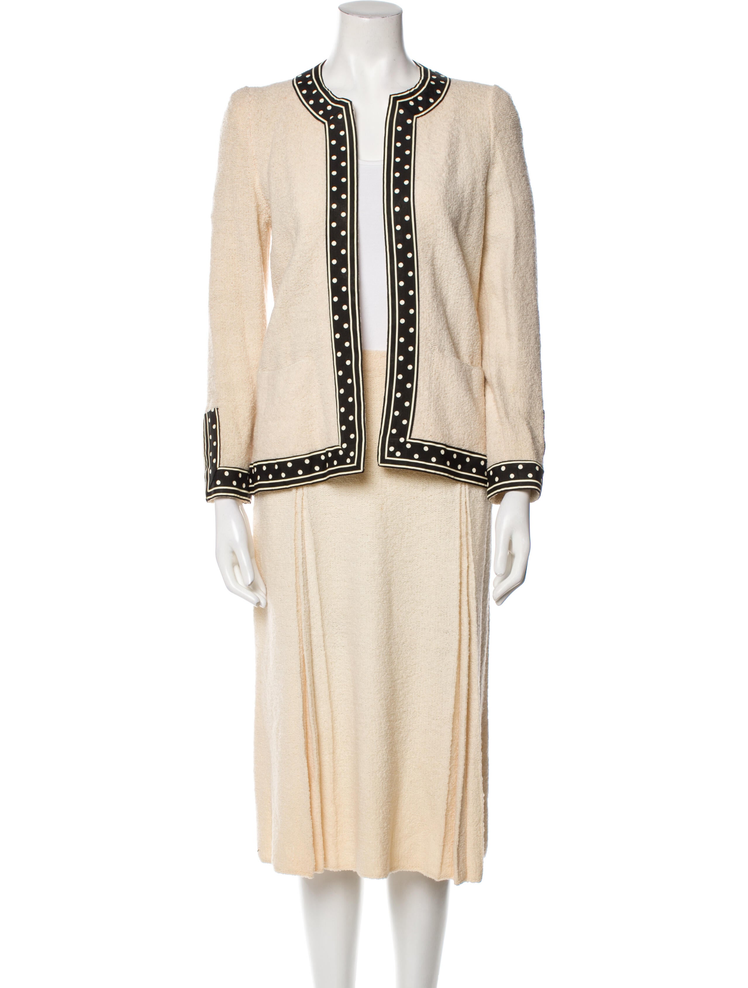 Adolfo Vintage 1980's Skirt Set