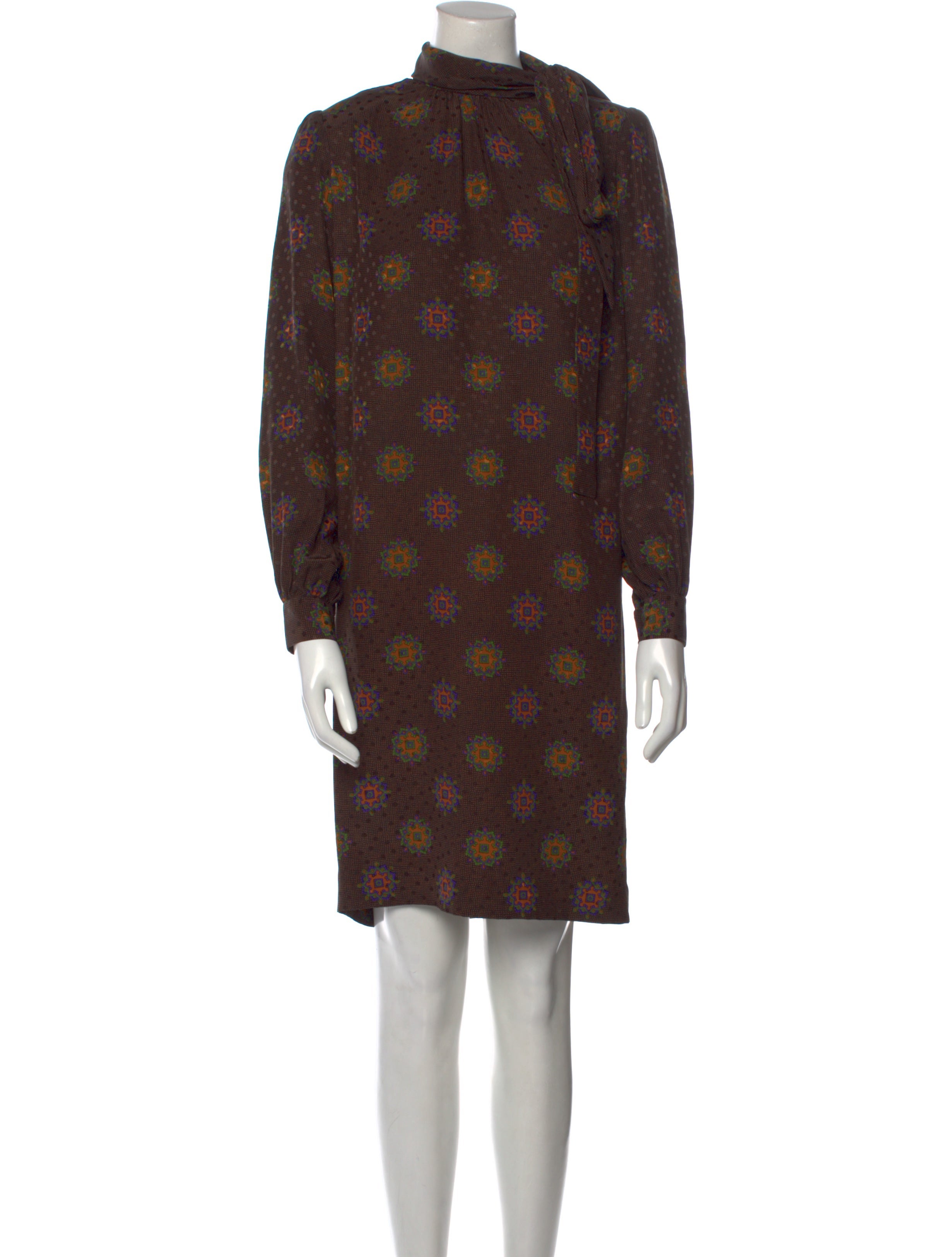 Adolfo Vintage Knee-Length Dress