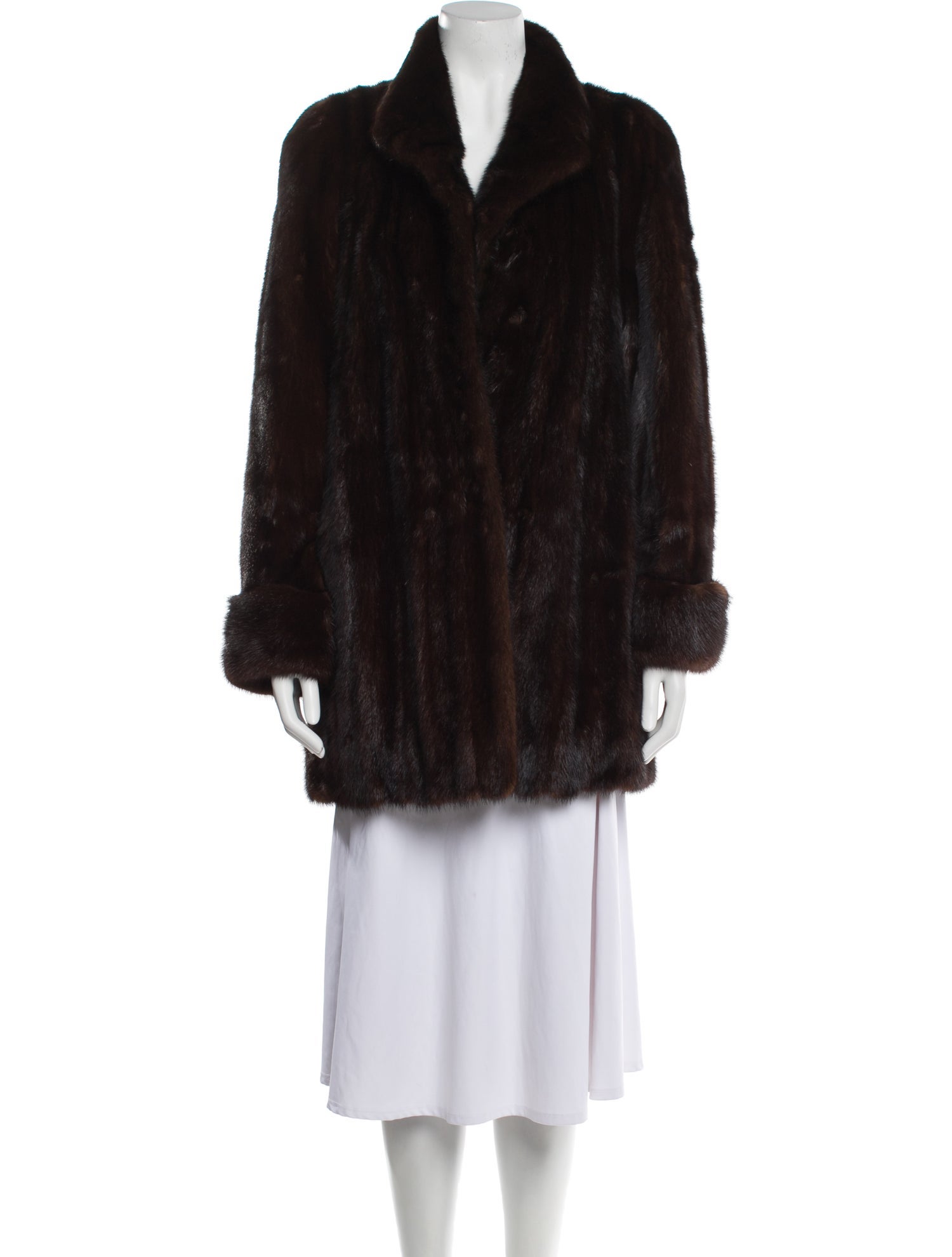 Adolfo Vintage Fur Coat