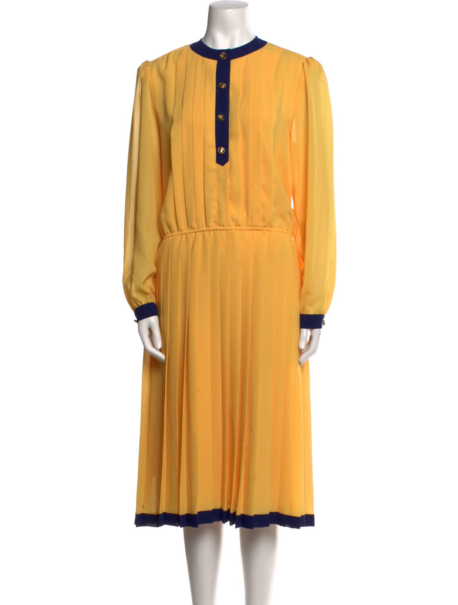 Adolfo Vintage Midi Length Dress