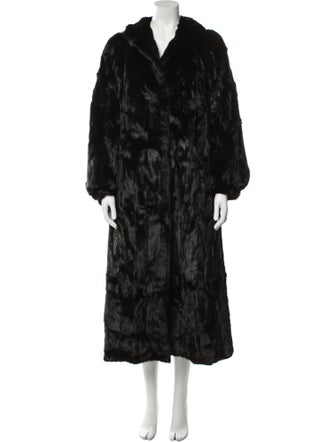 Adolfo Faux Fur Coat