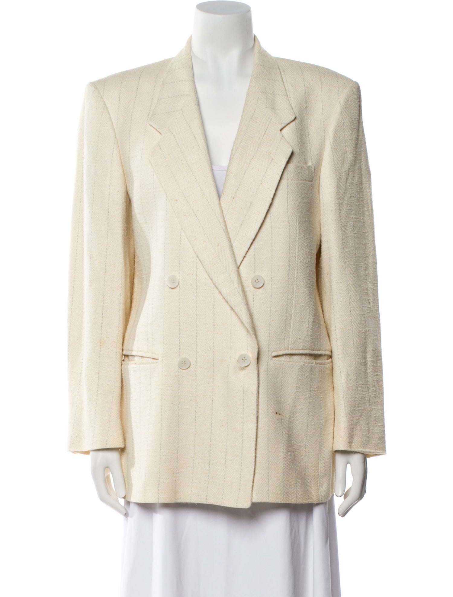 Adolfo Wool Blazer