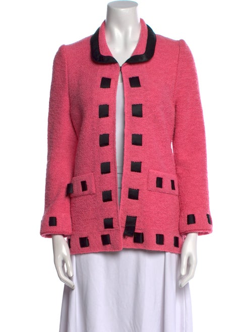 Adolfo Wool Printed Sweater