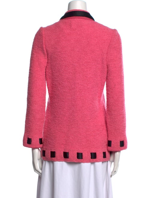 Adolfo Wool Printed Sweater