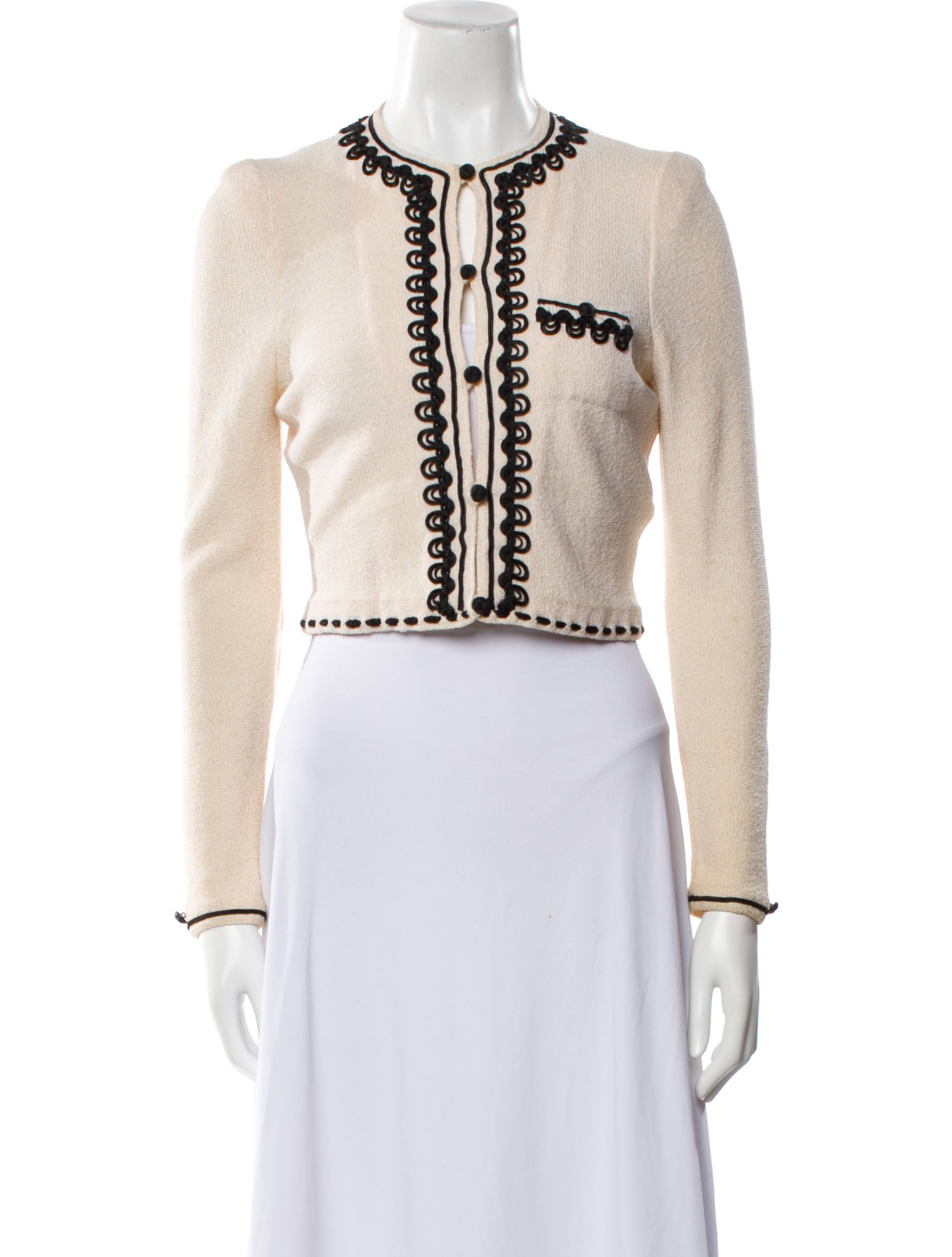 Adolfo Wool Evening Jacket