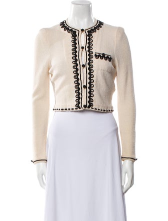 Adolfo Wool Evening Jacket