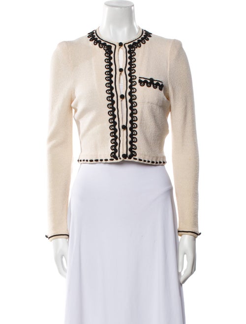 Adolfo Wool Evening Jacket