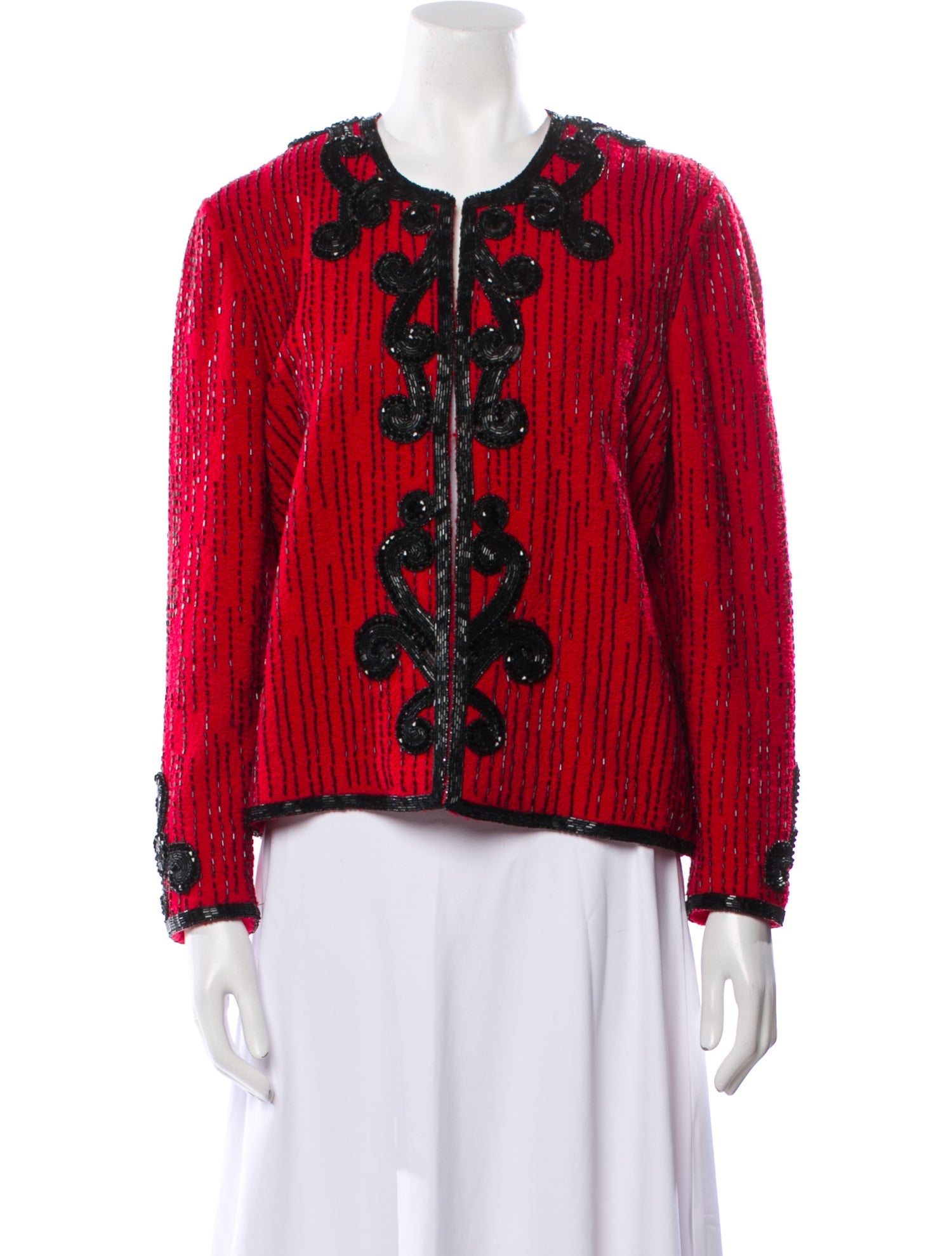 Adolfo Printed Evening Jacket