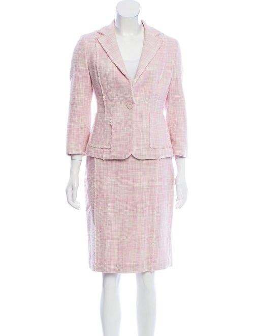 Adolfo Dominguez Skirt Suit Pink