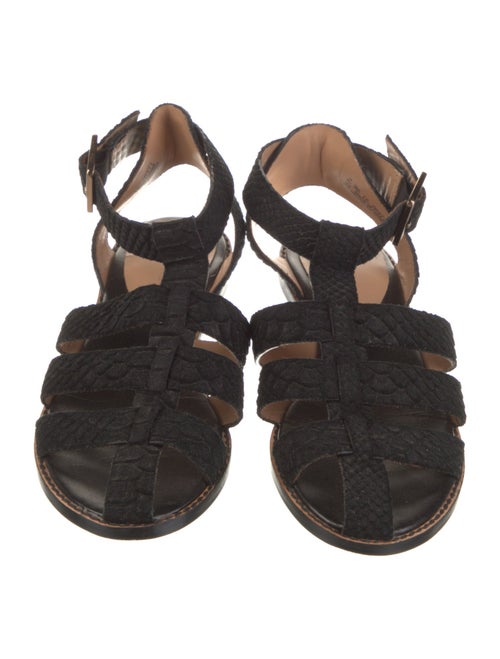 Adolfo Dominguez Leather Gladiator Sandals