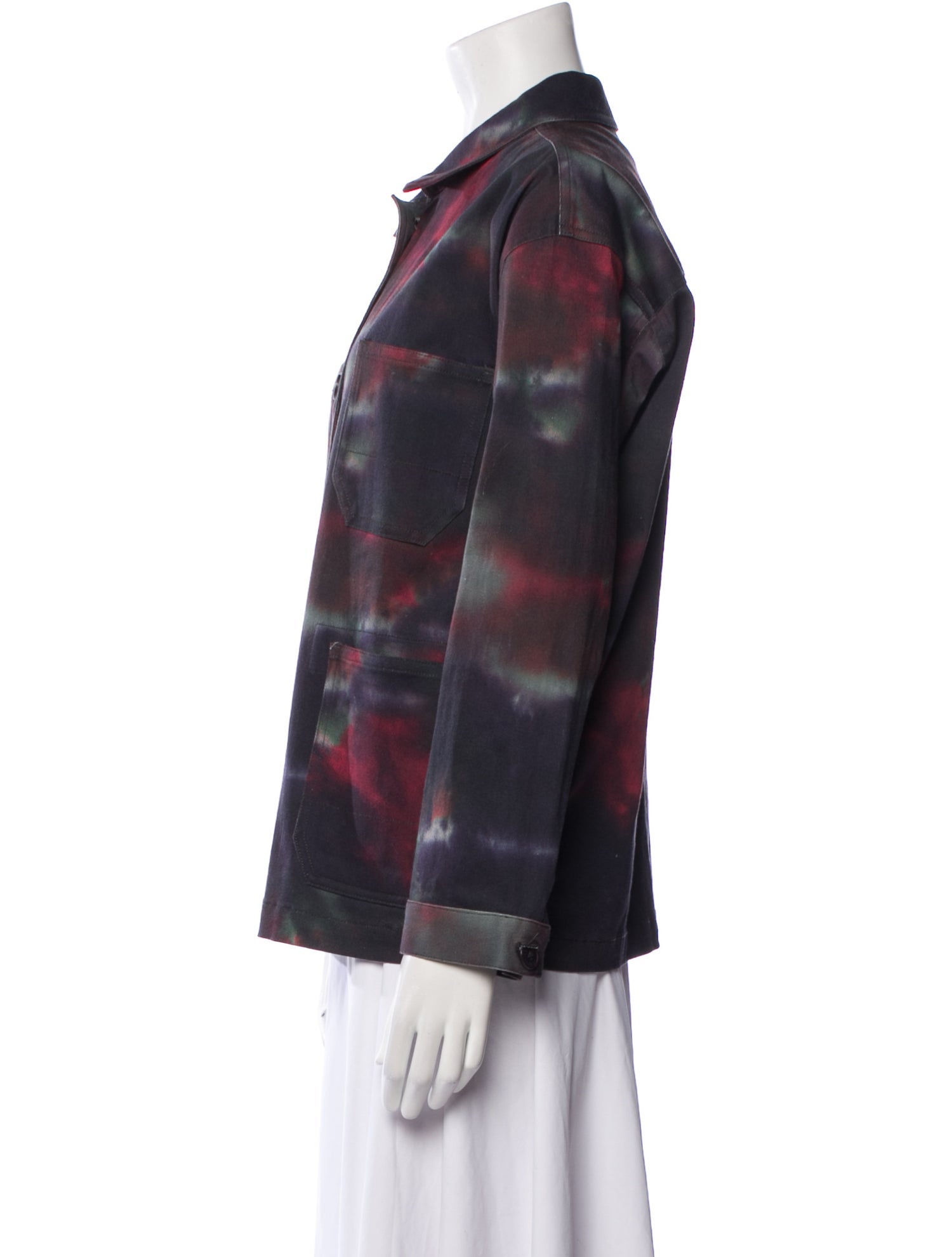 Adolfo Dominguez Printed Denim Jacket