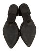 Adolfo Dominguez Suede Glitter Accents D'Orsay Flats