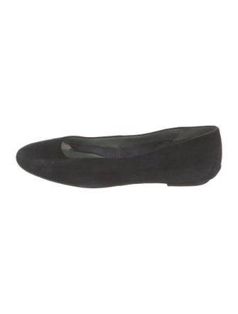 Adolfo Dominguez Suede Flats