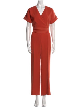 Adolfo Dominguez V-Neck Jumpsuit