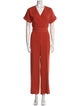 Adolfo Dominguez V-Neck Jumpsuit