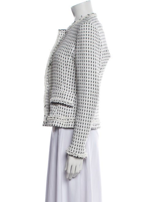 Adolfo Dominguez Nylon Tweed Pattern Jacket