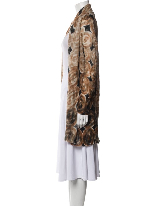 Adolfo Dominguez Printed Open Front Sweater