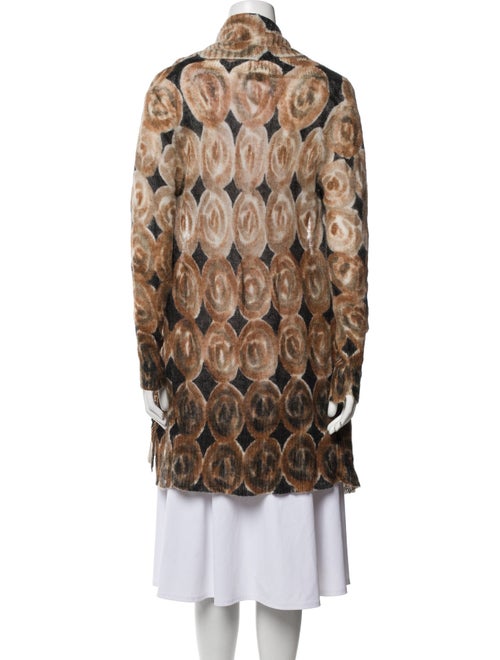 Adolfo Dominguez Printed Open Front Sweater