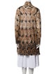 Adolfo Dominguez Printed Open Front Sweater