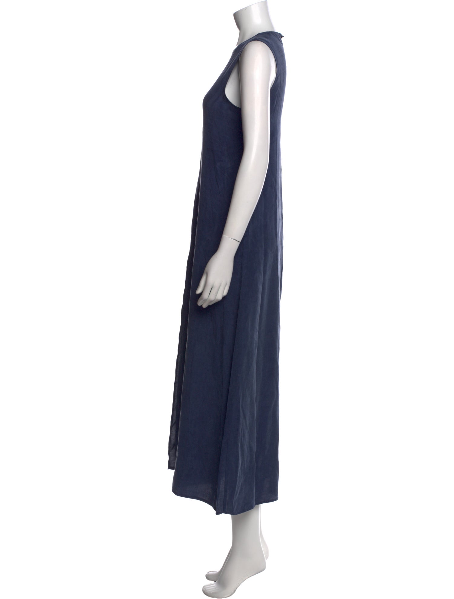 Adolfo Dominguez V-Neck Long Dress