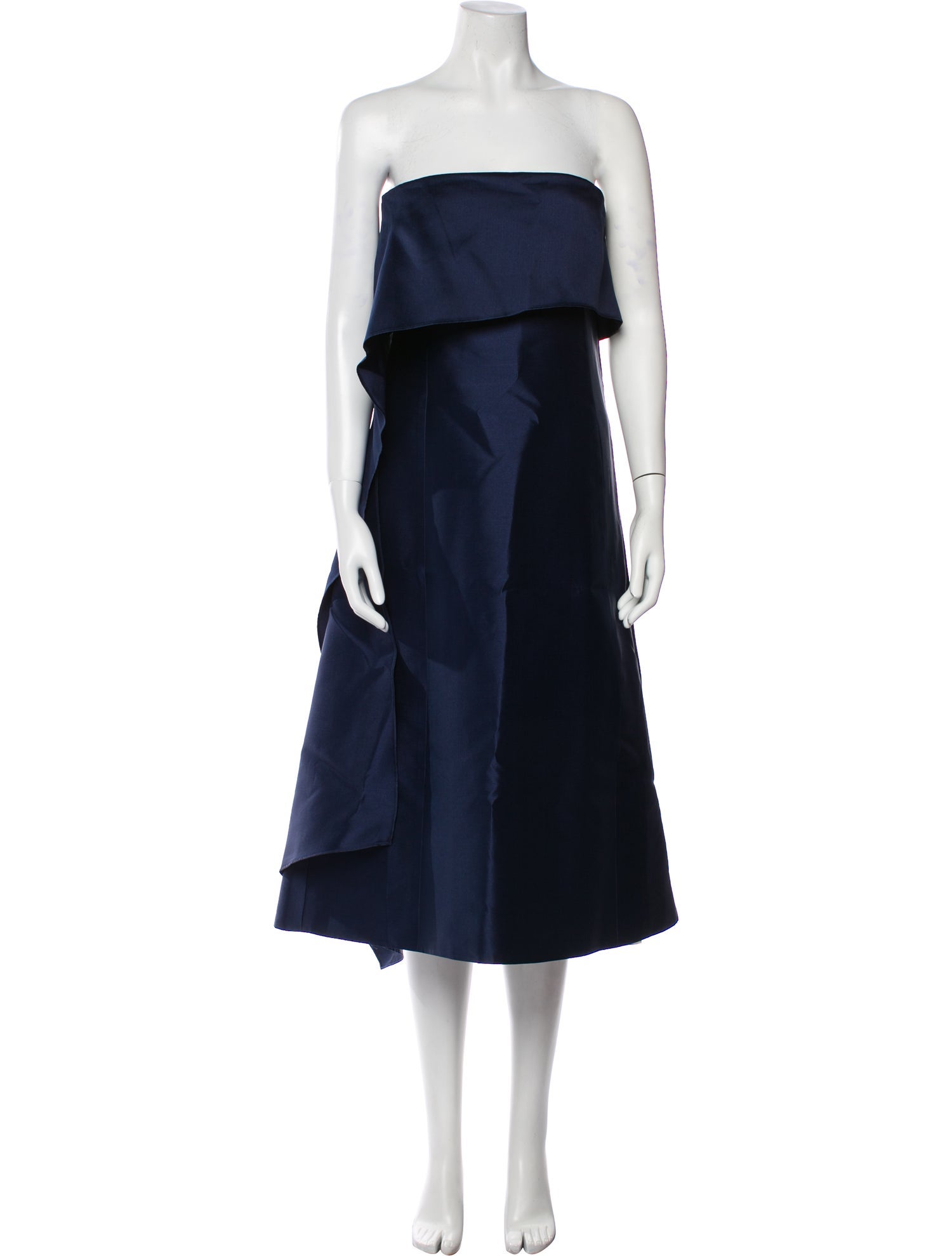 Adolfo Dominguez Strapless Knee-Length Dress