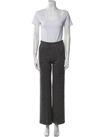 Adolfo Dominguez Printed Embroidered Accent Pant Set