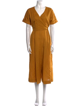 Adolfo Dominguez V-Neck Jumpsuit