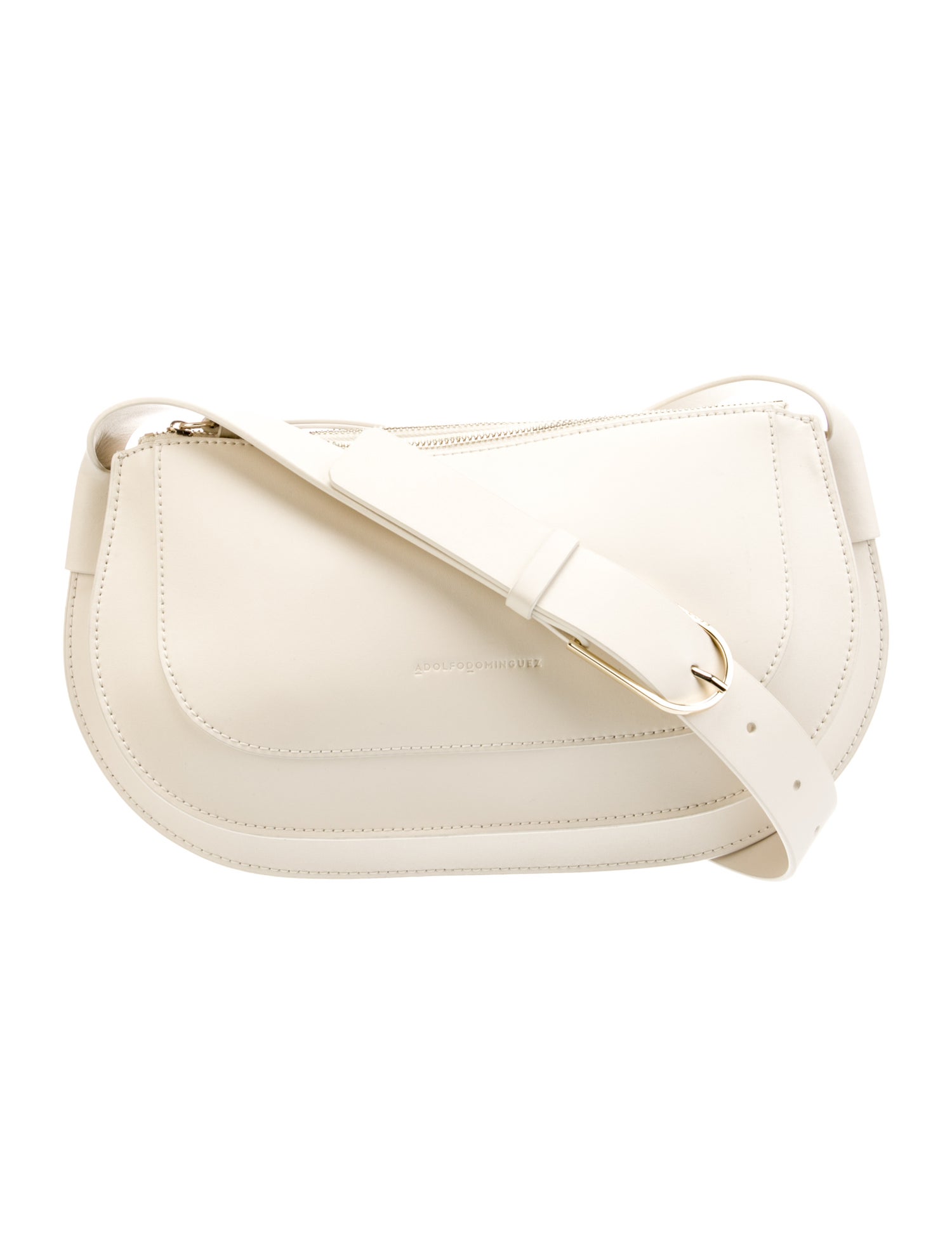 Adolfo Dominguez Leather Crossbody Bag