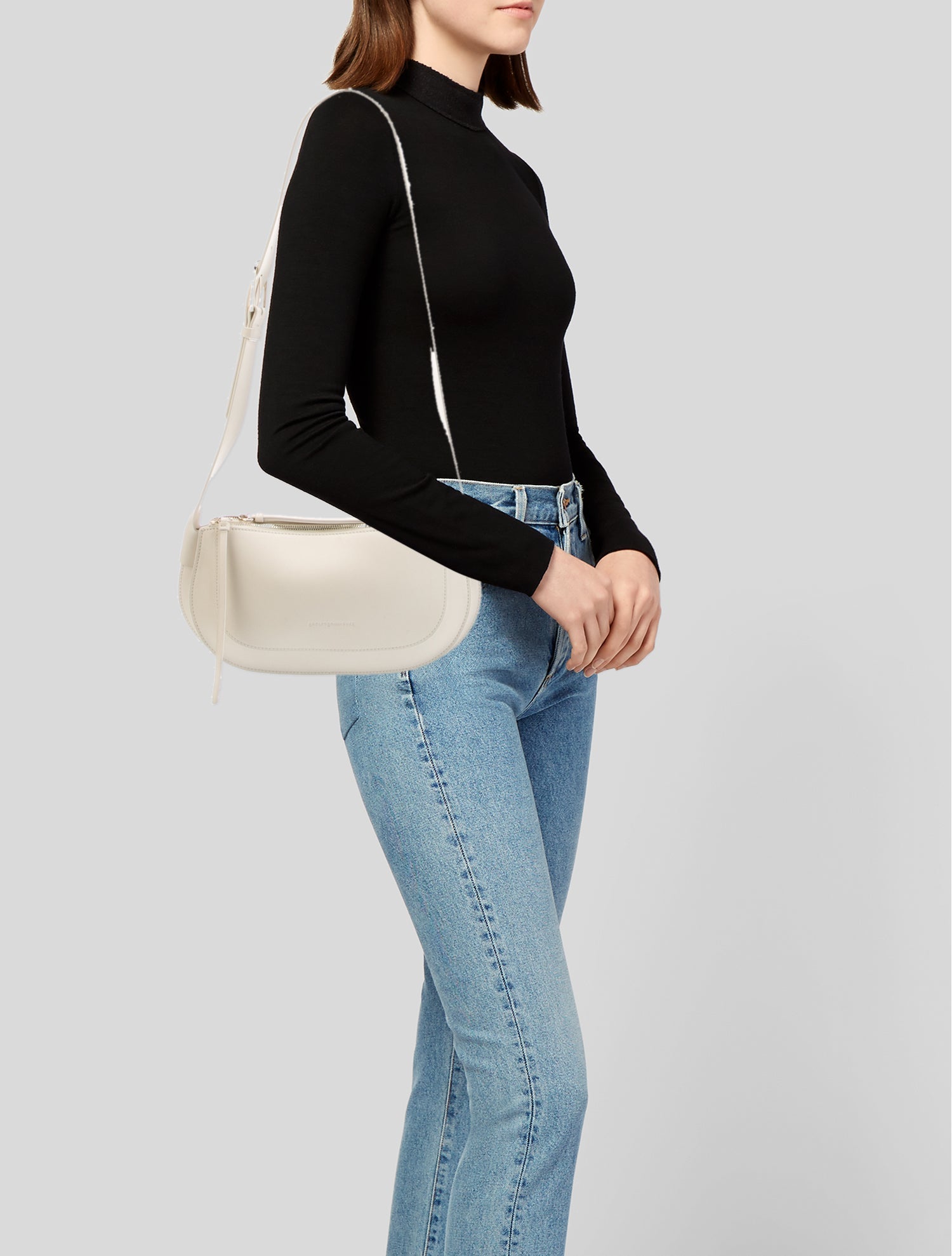 Adolfo Dominguez Leather Crossbody Bag