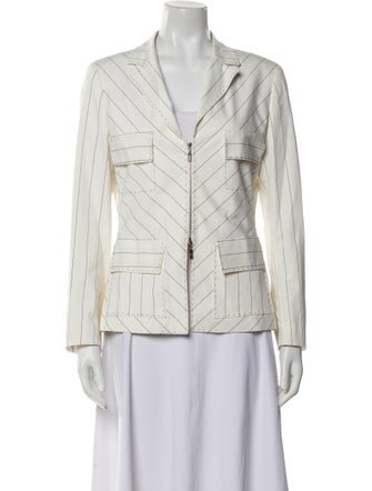 Adolfo Dominguez Striped Blazer
