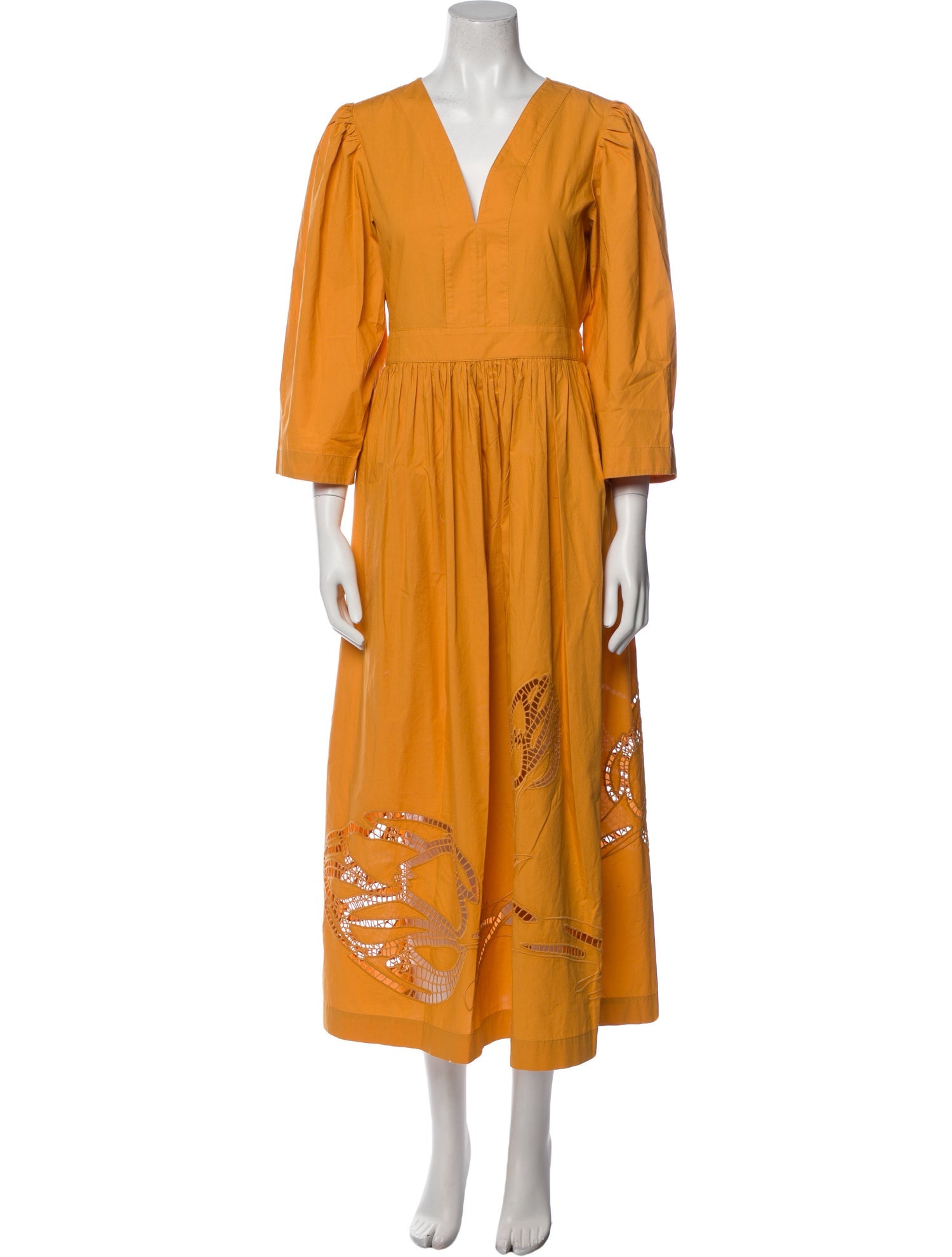 Adolfo Dominguez V-Neck Long Dress w/ Tags