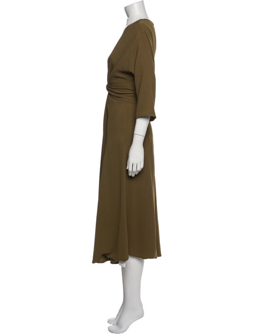 Adolfo Dominguez V-Neck Long Dress