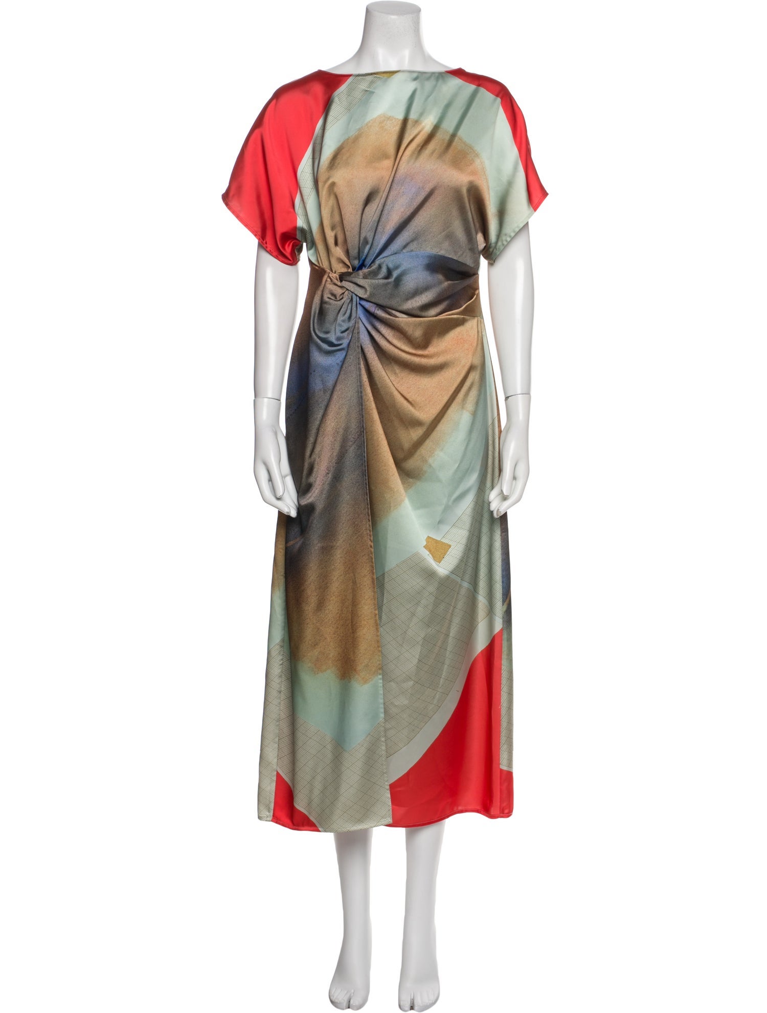 Adolfo Dominguez Printed Midi Length Dress