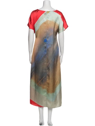 Adolfo Dominguez Printed Midi Length Dress