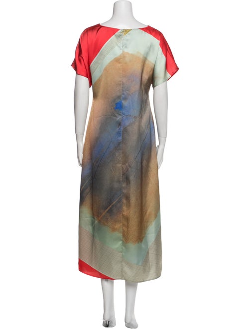 Adolfo Dominguez Printed Midi Length Dress
