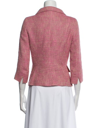 Adolfo Dominguez Tweed Pattern Blazer