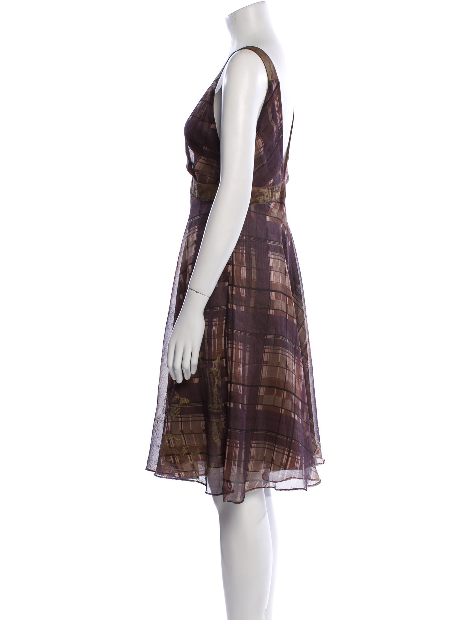 Adolfo Dominguez Printed Knee-Length Dress
