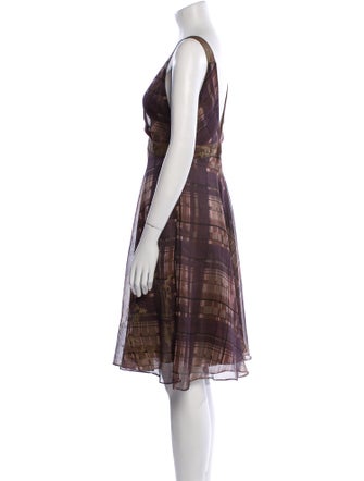 Adolfo Dominguez Printed Knee-Length Dress